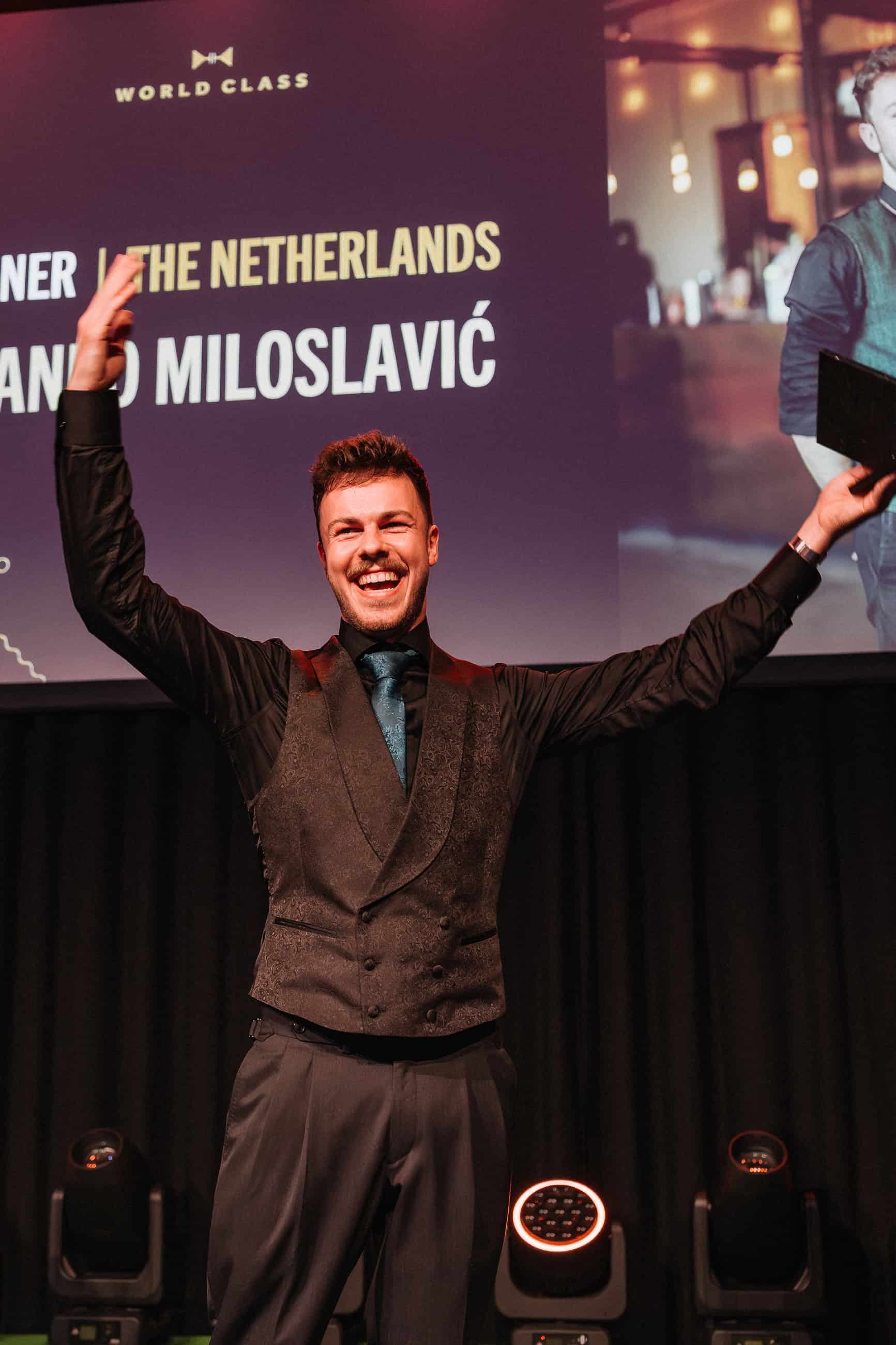The first Diageo World Class European final brought 51 bartenders to Rotterdam and Schiedam, with Franko Miloslavić winning the Dutch title.